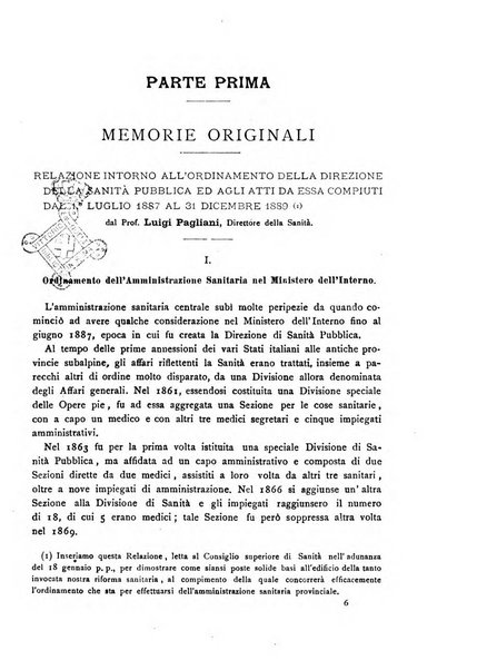 Giornale della Società italiana d'igiene