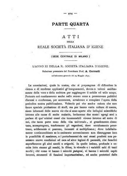 Giornale della Società italiana d'igiene