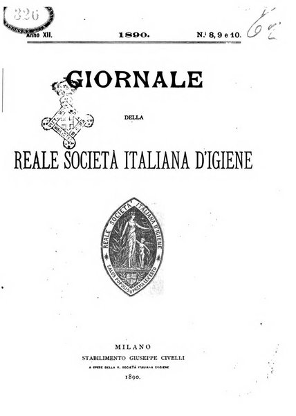 Giornale della Società italiana d'igiene