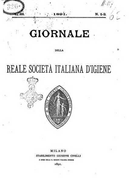 Giornale della Società italiana d'igiene