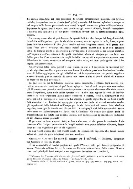 Giornale della Società italiana d'igiene