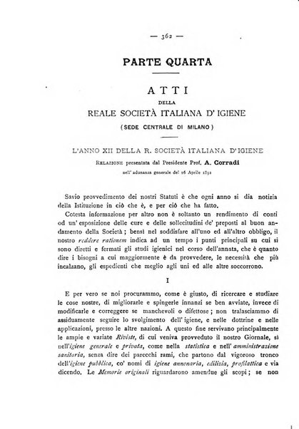 Giornale della Società italiana d'igiene