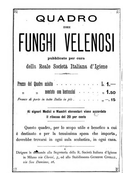 Giornale della Società italiana d'igiene