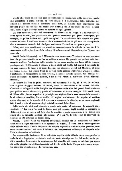 Giornale della Società italiana d'igiene