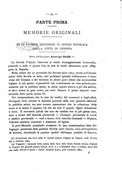 Giornale della Società italiana d'igiene