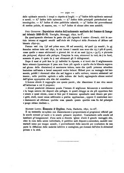 Giornale della Società italiana d'igiene