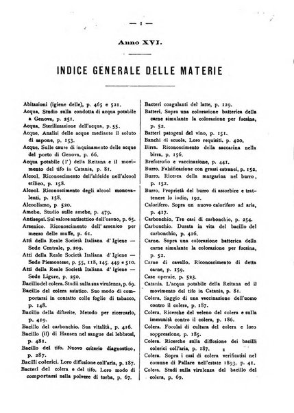 Giornale della Società italiana d'igiene