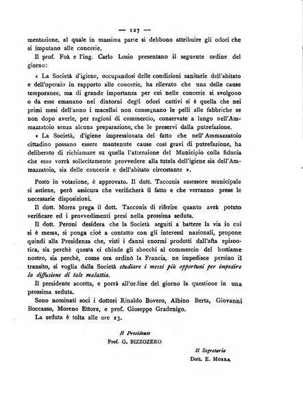 Giornale della Società italiana d'igiene