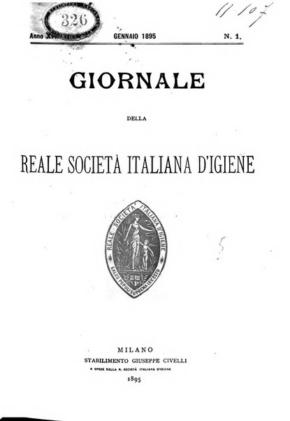 Giornale della Società italiana d'igiene