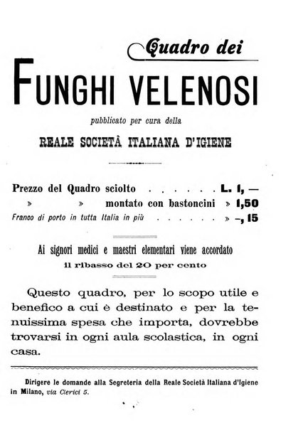 Giornale della Società italiana d'igiene