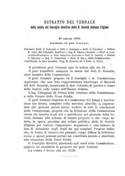 Giornale della Società italiana d'igiene