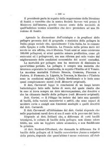 Giornale della Società italiana d'igiene