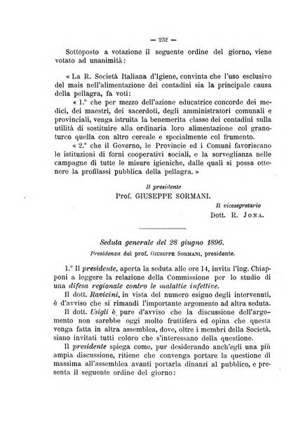 Giornale della Società italiana d'igiene