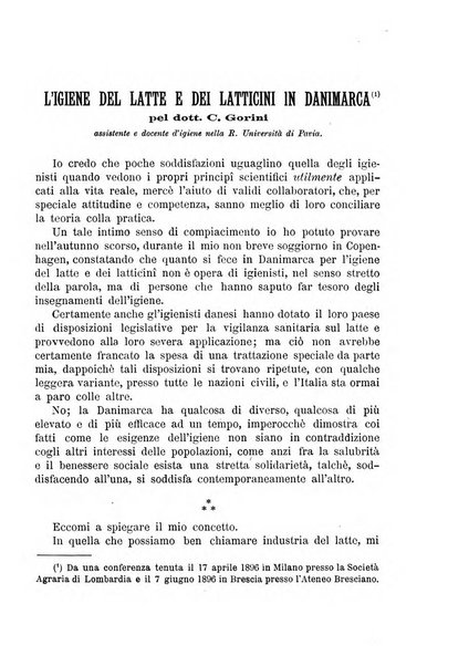 Giornale della Società italiana d'igiene