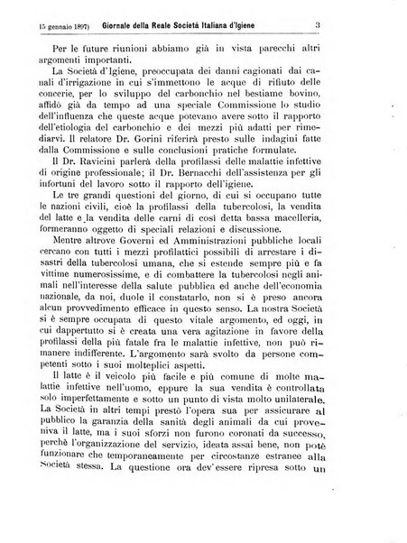 Giornale della Società italiana d'igiene