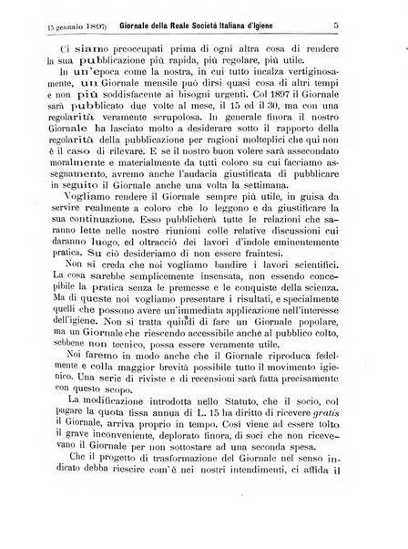 Giornale della Società italiana d'igiene