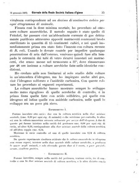 Giornale della Società italiana d'igiene