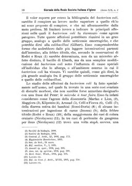 Giornale della Società italiana d'igiene