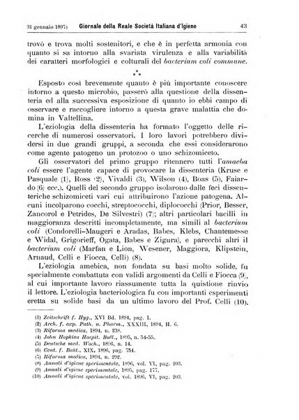 Giornale della Società italiana d'igiene