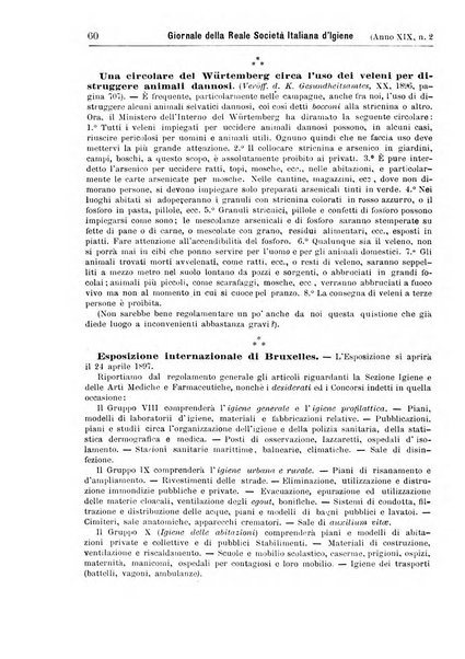 Giornale della Società italiana d'igiene