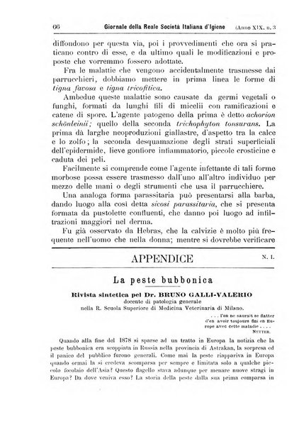 Giornale della Società italiana d'igiene