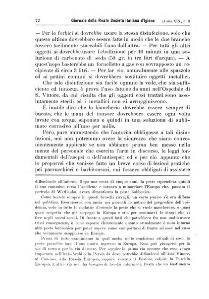 Giornale della Società italiana d'igiene