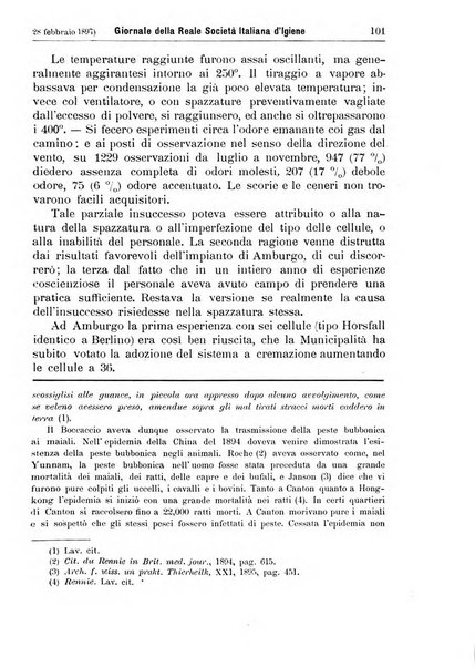 Giornale della Società italiana d'igiene