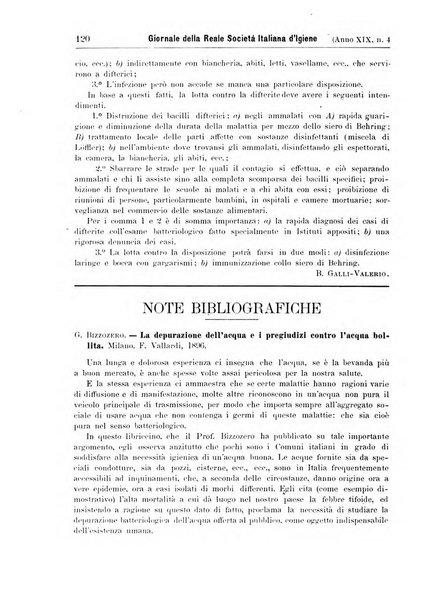 Giornale della Società italiana d'igiene