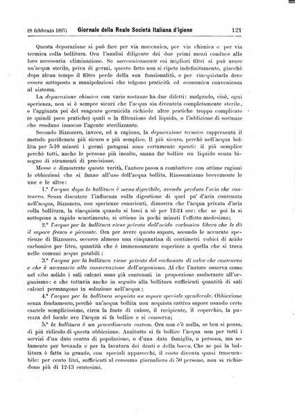 Giornale della Società italiana d'igiene