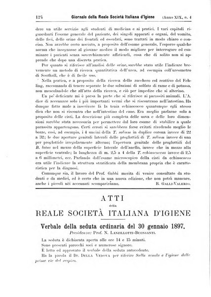 Giornale della Società italiana d'igiene