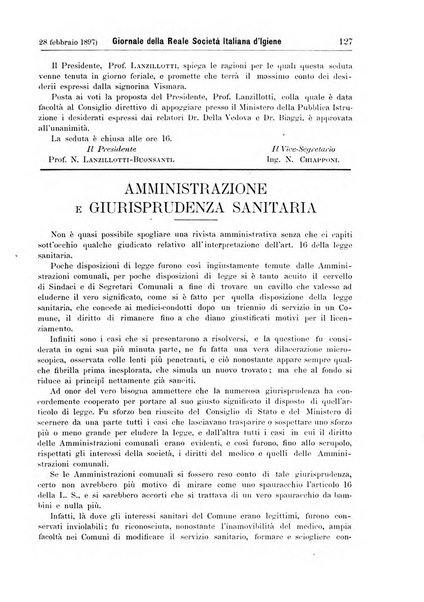 Giornale della Società italiana d'igiene