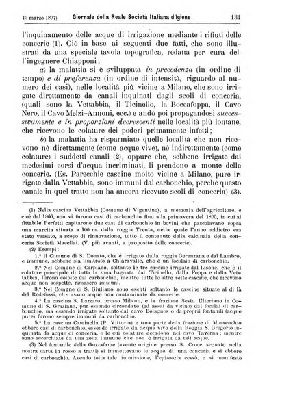 Giornale della Società italiana d'igiene