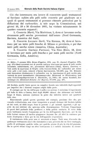 Giornale della Società italiana d'igiene