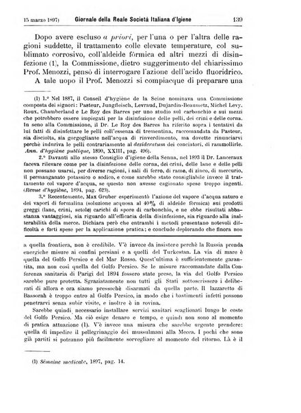 Giornale della Società italiana d'igiene