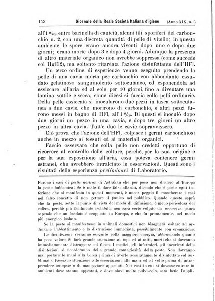 Giornale della Società italiana d'igiene