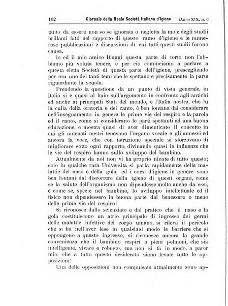 Giornale della Società italiana d'igiene