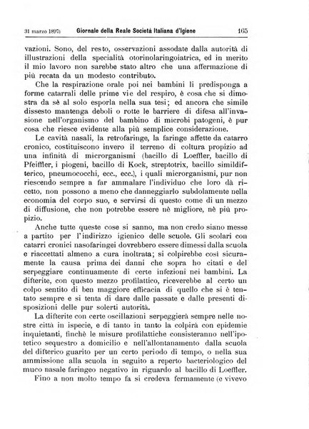 Giornale della Società italiana d'igiene