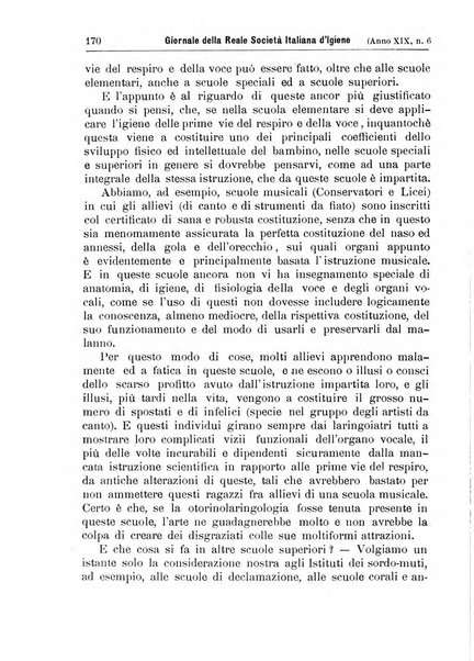 Giornale della Società italiana d'igiene