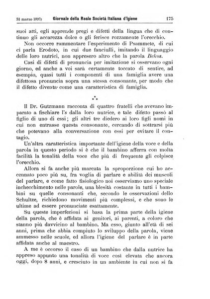 Giornale della Società italiana d'igiene