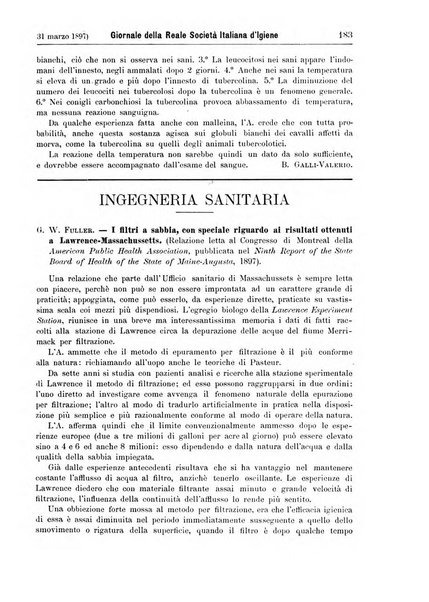 Giornale della Società italiana d'igiene