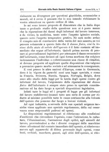 Giornale della Società italiana d'igiene