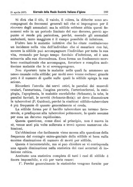 Giornale della Società italiana d'igiene