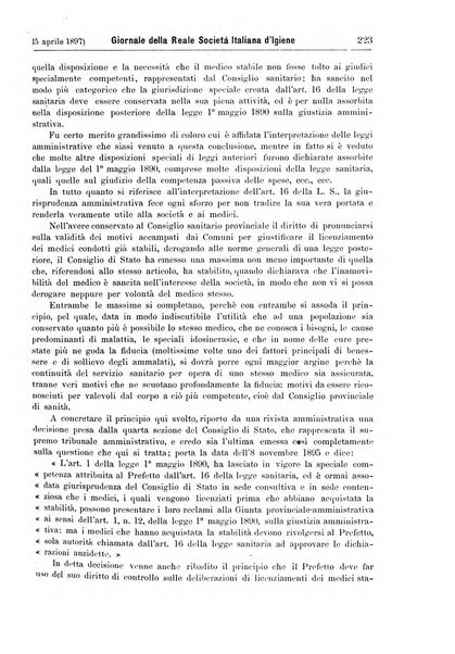 Giornale della Società italiana d'igiene