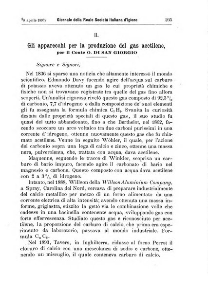 Giornale della Società italiana d'igiene