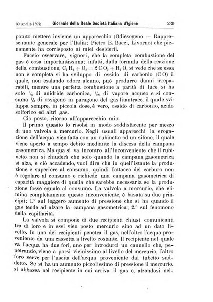 Giornale della Società italiana d'igiene