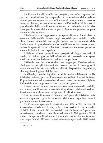 Giornale della Società italiana d'igiene