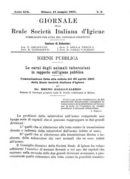 Giornale della Società italiana d'igiene