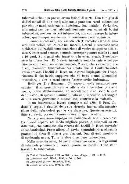 Giornale della Società italiana d'igiene