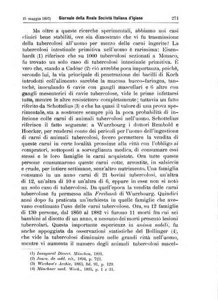 Giornale della Società italiana d'igiene