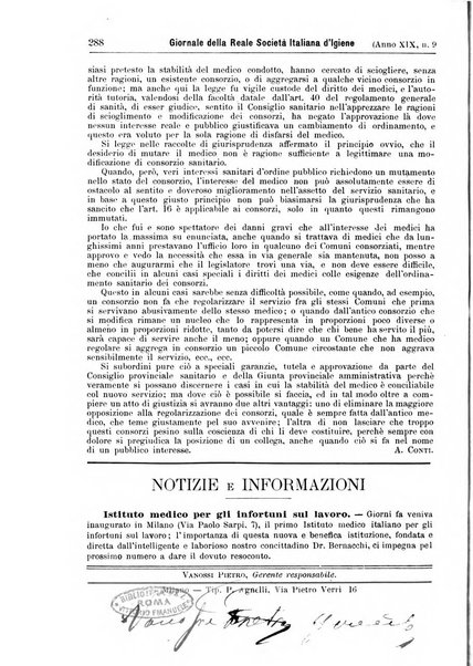 Giornale della Società italiana d'igiene